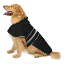 custom light weight polyester waterproof outdoor clothes pet dog rain coat